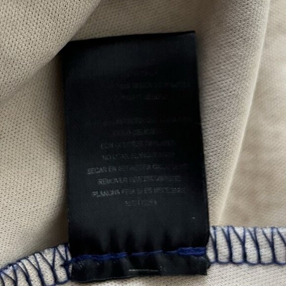 Urban Hearts Dress Womens Medium Blue Beige Lace Overlay Fit and Flare - Picture 8 of 8